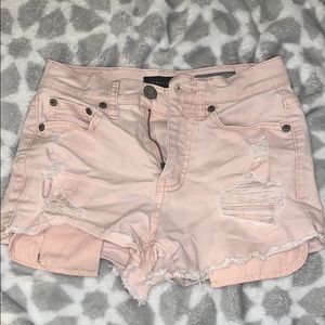Light pink, Aeropostale, denim shorts